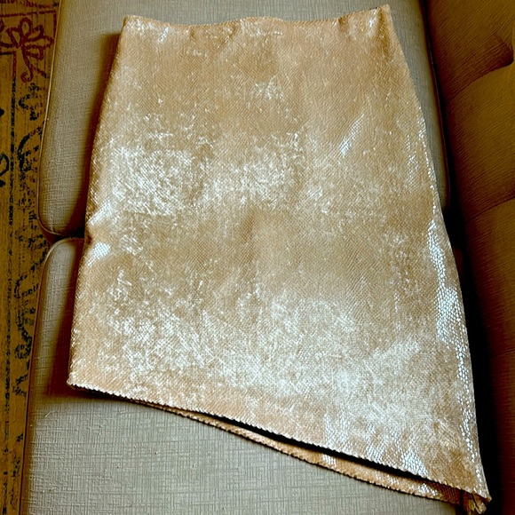 Emma Black Snakeskin Skirt - Picture 1 of 13